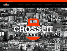 Tablet Screenshot of crossfitbartlesville.com